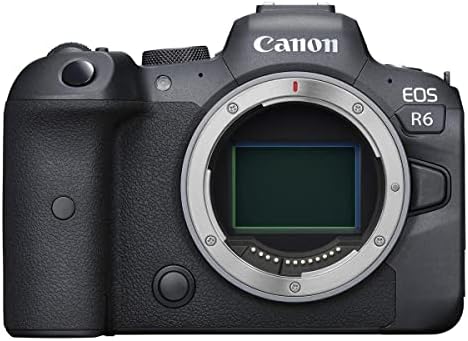 Canon EOS R6 ללא מראה של מצלמה דיגיטלית ללא מראה עם תיק עם תיק, כרטיס SD של 64 ג'יגה -בייט, סוללה נוספת,