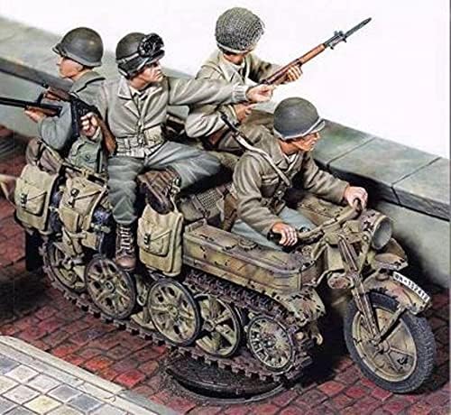 גודמואל 1/35 מלחמת העולם השנייה ארהב חיל פרשים גדוד שרף חייל דגם ערכת / אינו מורכב ולא צבוע ערכת מיניאטורי/י.