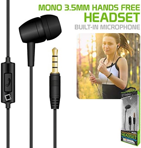 Pro Mono Earbud תואם ללא ידיים עם סמסונג L520 עם מיקרופון מובנה ושמע בטוחים וברורים פריכים!