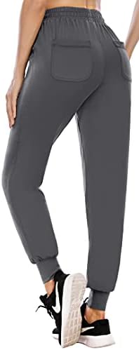 מכנסיים מרופדים של איוגה, מכנסי טרנינג עמידים למים לנשים עם כיסים עם מכנסי טיול חורפים חורפיים תרמיים