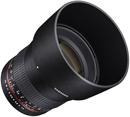 סמיאנג סי85מ-פקס 85ממ פורמולה 1.4 עדשה רחבה במיוחד למצלמות הר פוג ' י אקס,שחור