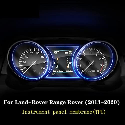 MGUOTP רכב פנים מכשירים קרום קרום LCD מסך TPU TPU סרט אנטי-סקרט, עבור Land Rover Range Rover 2013-202