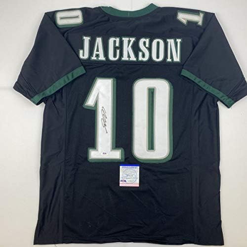חתימה/חתומה DeSean Jackson Philadelphia Glack Football Jersey PSA/DNA COA