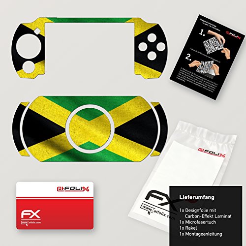 Sony PSP-E1000 / E1004 עור עיצוב דגל מדבקה מדבקות של ג'מייקה עבור PSP-E1000 / E1004