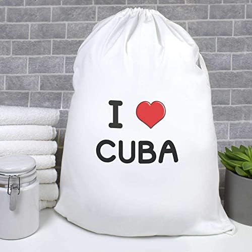 אזידה' אני אוהב קובה ' כביסה/כביסה / אחסון תיק