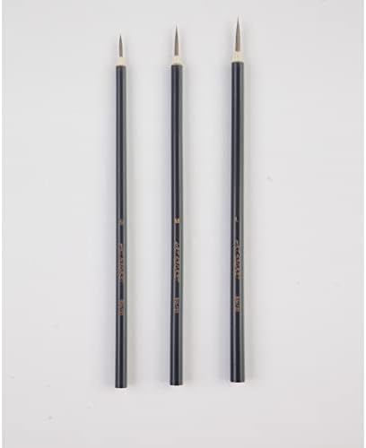 3 PC/הגדרת קו חום עט קליגרפיה סינית בצבעי מים אמן מברשת שיער אוזן אמן חומצה אקרילית סטודנטית