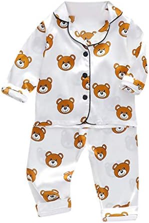 FAFAN 4 חתיכה לתלבושות ילד תינוקות דוב כנף הדפסת כפתור שרוול קצר למטה 2 יחידות בגדים הגדרת מגבת חלוק פעוט