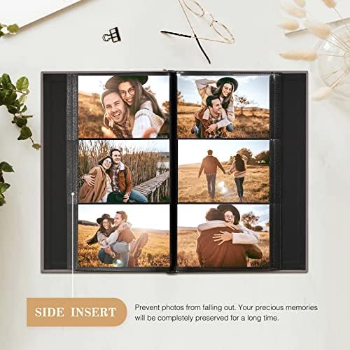 אלבום צילום Potricher עבור 4x6 300 תמונות פשתן ספר צילום ליום נישואין משפחתי תינוק