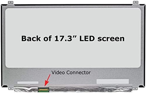 החלפת Warwolfteam חדשה מקורית 17.3 UHD 40 סיכות מסך LCD 4K לוח תצוגה LED בלבד B173ZAN01.0 B173ZAN01.1
