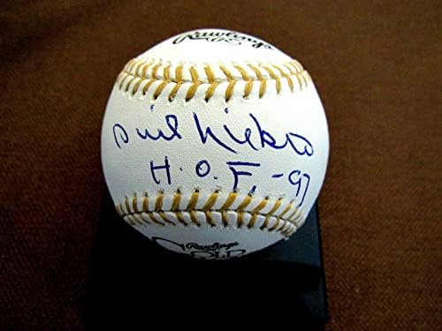 פיל ניקרו הוף 97 ברייבס יאנקי חתם על כפפת זהב אוטומטית פרס בייסבול ג ' יי. אס. איי.