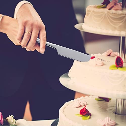סט הגשת עוגות ארווילו, שרתי מאפה של עוגת עוגה, סכין עוגת נירוסטה ומערכת שרת מושלמת ליום הולדת, חתונה, מסיבות
