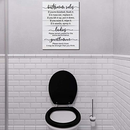 שלטים לשירותים אמבטיה אמבטיה קיר קיר תפאורה מצחיקים שלטי אסלה מצחיקים לחוקי דלת אמבטיה בית חווה עץ כפרי