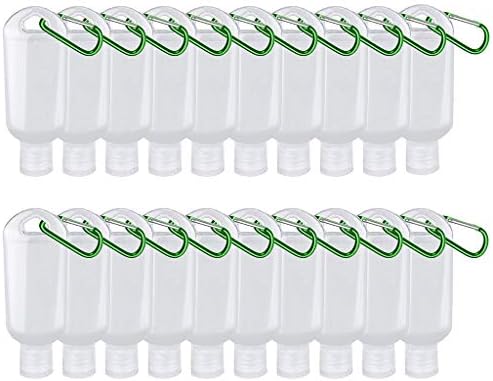 בקבוקים להעיף אטום לדליפה ריק ברור 20 מחשב מחזיק מפתחות נסיעות מכולות פלסטיק כובע מוצרי אמבטיה