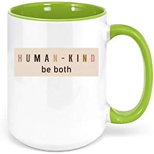 האנושות/להיות חביב ספל קפה/כוס עיצוב סובלימטית/השראה