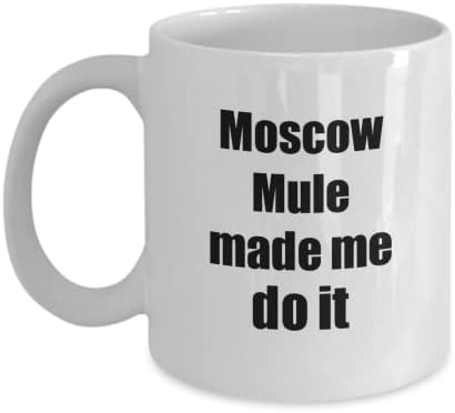 פרד Ezgift מוסקבה גרם לי לעשות את זה ספל משקה מצחיק חובב אלכוהול מכור אלכוהול רעיון מתנה קפה כוס תה