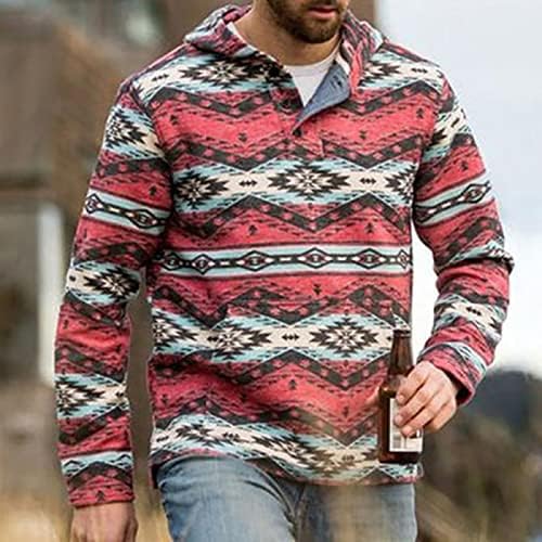 קפוצ'ונים של Xiaxogool Mens חולצות T Graphic 2022, מערבית סגנון אתני מערבי סגנון אתני.