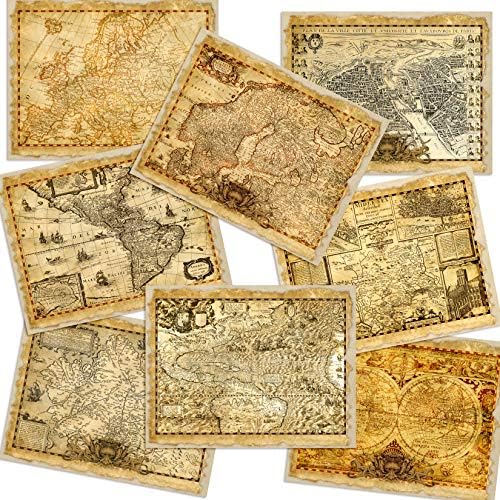 עתיקת מפות עתיקות חבילת נייר - EZ Journal 7027