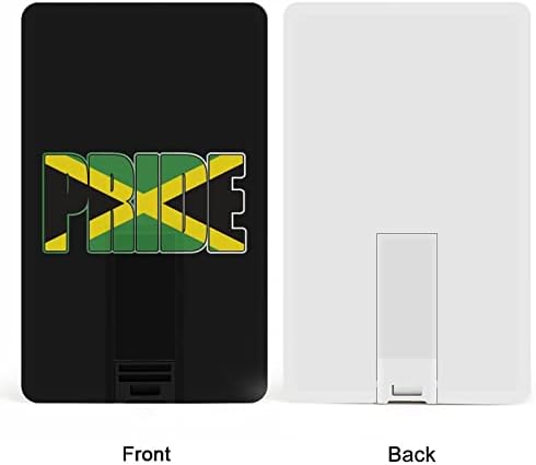 כרטיס אשראי של ג'מייקה גאווה כרטיס אשראי USB פלאש מזיכרון מותאם אישית מקל אחסון מקש כונן 32 גרם