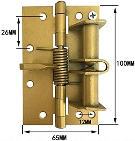 WYFDP 2 חתיכות/סט מיקום ציר קפיץ סגירה אוטומטית ציר דלת מוסתרת לחומרת חיבור ריהוט ארונות