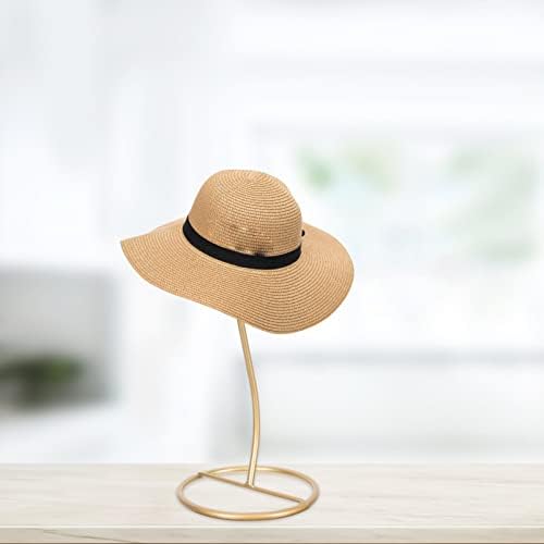 שולחן כובע מתלה כובע תצוגת מדף מתכת כובע עומד פאה מחזיק: שולחן פאה תצוגת מתלה כובע תצוגת עומד ארגונית עבור