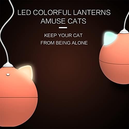 Fegoclt Creative Creative Caltric Cats צעצוע חכם מקניט גלגול כדורים חתולים צעצועים LED Light Cats צעצועים
