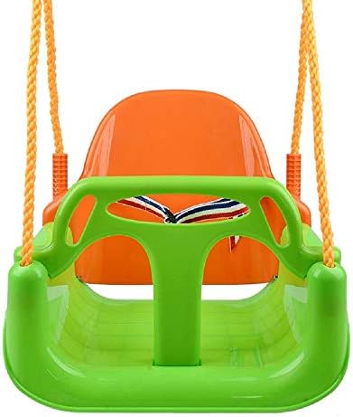 Teerwere's Swings Outdoor צעצועים מקורה ילדים מושב מתנדנד מושב ילדים בטיחות מושב תלוי 42x32x35.5 סמ כבד שרשרת