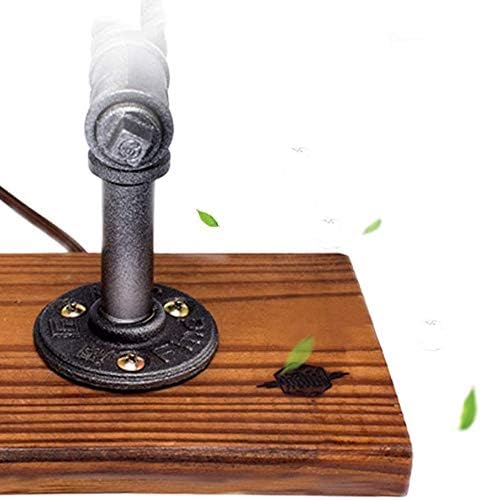 קלאסי עתיק ברזל לופט אדיסון תעשייתי רטרו אישיות מים צינורות קפה יצירתי שולחן שולחן מנורת בר קפה מעוטר