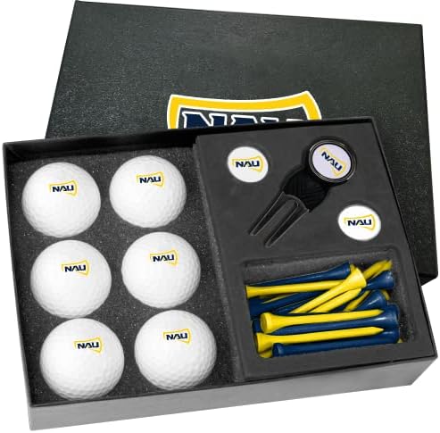 Golfballs.com קלאסי צפון אריזונה חוטבי עצים חצי תריסר מתנה להגדיר עם כלי דיבוט-כדורים ריקים