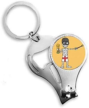 גביע הכדורגל של הקוסם הבריטניה גביע הכדורגל Nail Nipper טבעת מפתח פתיחת בקבוקי שרשרת