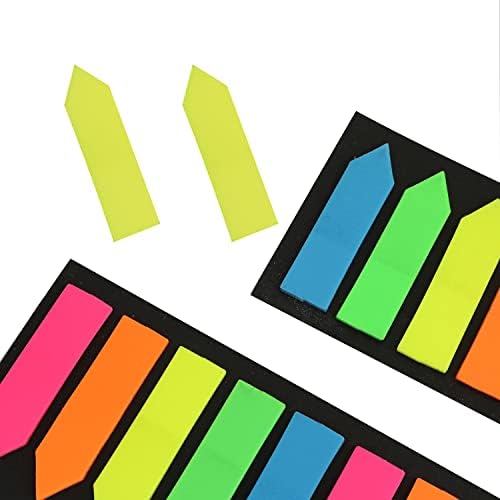 יאנגז 8 סטים 1600 יחידות צבעוני דף סמני דביק מדד כרטיסיות, דביק מדד כרטיסיות, חץ דגל כרטיסיות צבעוני דביק