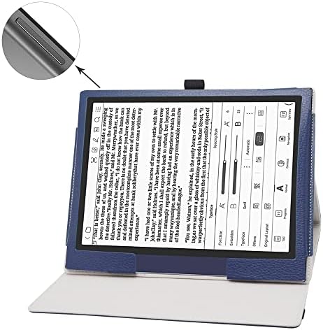 Bige for Boox Note Air 2 Case, Boox Note Air 2 Plus מארז, עור PU Folio 2 קיפול עמד