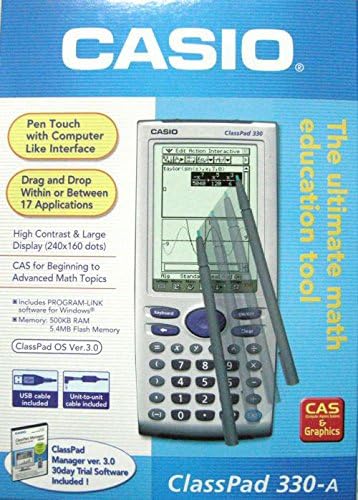 מחשבון גרף של מסך מגע CASIO - ClassPad330