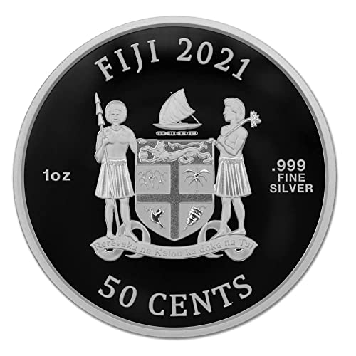 2021 FJ סט של 1 גרם סילבר פיג'י לוחם רחוב II מטבעות 30 שנה מטבעות מבריקים ללא מחזור עם תעודות אותנטיות