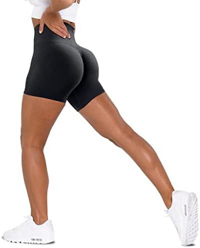אימון אימון אימון הרמת מכנסיים קצרים לנשים עם מכנסיים של שלל כושר יוגה חלקה מותניים גבוהים