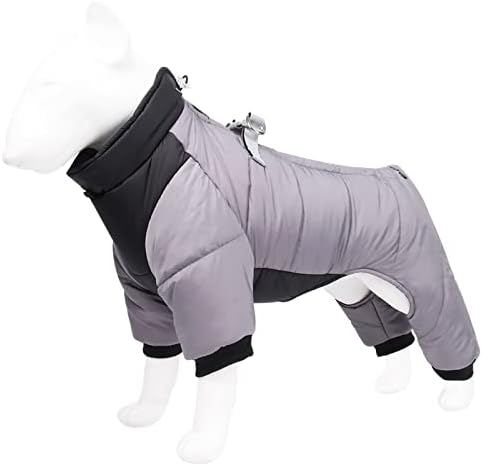 מעיל חורף קטן של Honprad מעיל חורף קטן כלבים גדולים ז'קט שלג בגדים אטומים למים חמים אטומי רוח