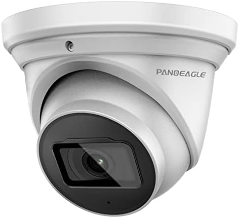Panoeage 4K מצלמת IP POE בצבע מלא עם זיהוי שמע דו כיווני, רכב וגוף אנושי, עדשה קבועה 2.8 ממ, מיקרופון מובנה