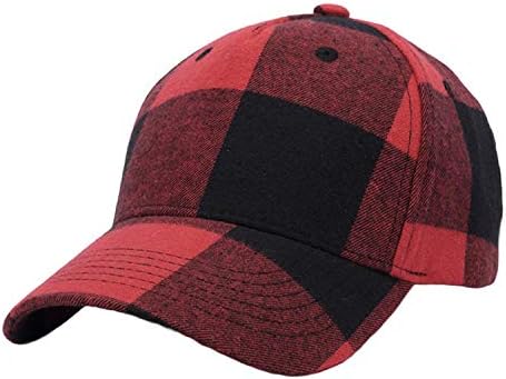 Andongnywell משובץ כובע בייסבול היפ הופ כובע בייסבול אופנה סנאפבק כובע כותנה מתכוונן הדפסים כובעי