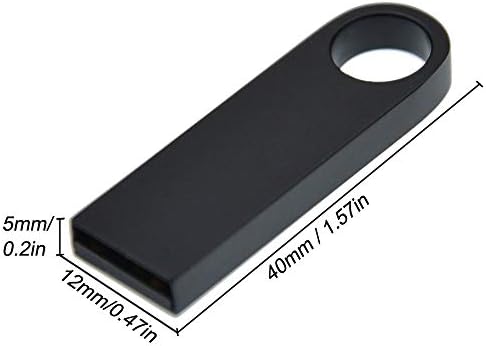 כונן פלאש USB 4 ג'יגה -בייט 5 אריזה כונני אגודל מיני ריבוי מתכת של 5 USB 2.0 מקלות זיכרון מתנות לאחסון,