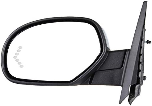 Ocpty שחור שמאל צד שמאל מתאים לשנים 2007-2013 עבור שברולט סילברדו 1500 מגמר מתכת מראה זכוכית מתקפל קיפול סיבוב