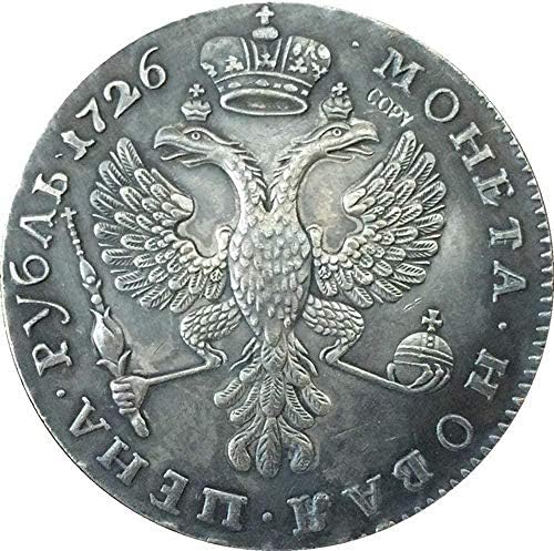 1726 קתרין I רוסיה מטבעות עותק לעיצוב משרדים בחדר הבית