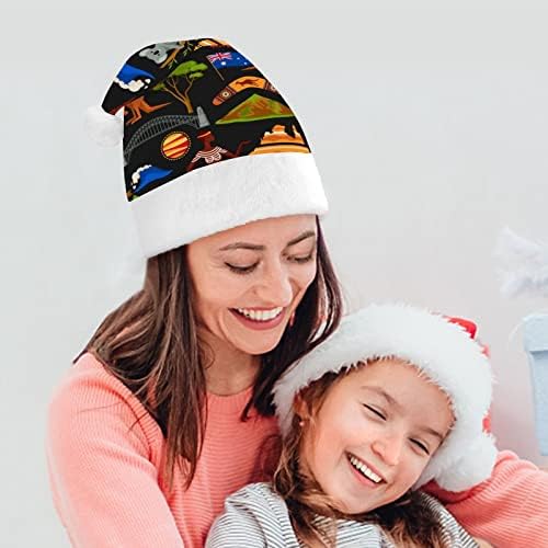 אוסטרלי קנגורו וקואלה דוב חג המולד כובעי בתפזורת מבוגרים כובעי חג המולד כובע לחגים חג המולד ספקי צד