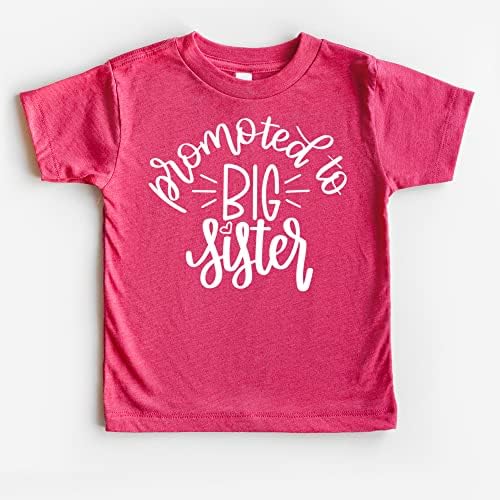 זית אוהב אפל לקדם גדול אחות צבעוני הכרזה חולצה עבור תינוק ופעוט בנות אח תלבושות