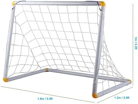 Bnineteenteam Soccer Net, גודל מלא, 6 x 4ft / 8 x 6ft / 12 x 6ft / 24 x 8ft Post Post Post Net לאימוני