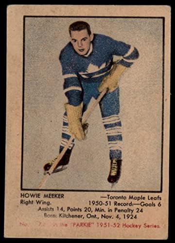 1951 Parkhurst 72 Howie Meeker Toronto Maple Leafs VG/Ex Maple Leafs