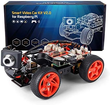 ערכת רובוטיקה של Sunfounder תואמת את Arduino, 4-DOF Sloth Sloth עם ערכת מכוניות וידאו חכמה ל- Raspberry Pi