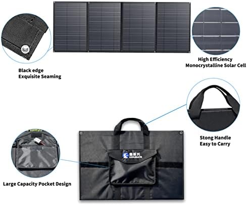 שינפוגואנג 200 וואט פנל סולארי נייד מטען סולארי מתקפל 20 בקר לקמפינג תחנת כוח לרכב סירת קרוואנים