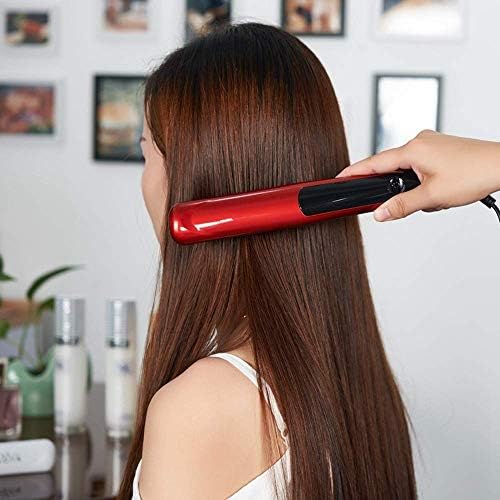 UXZDX Cujux מחליק שיער ， ברזל שטוח לעיצוב שיער: 2 ב 1 מסתלסל ויישור לנשים, לכל סוגי השיער ואורכיו-צלחות