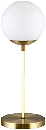 DXSE מנורת שולחן מתכת ומודרנית של אמצע המאה, ניקל