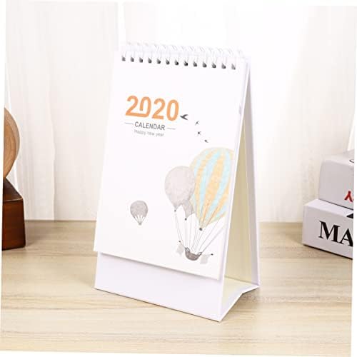 Tofficu 2PCS 2020 שולחן כתיבה לוחות שנה של אוהל קלנדאר 2020 שולחן העבודה של לוח הזכר של לוח הזמנים של