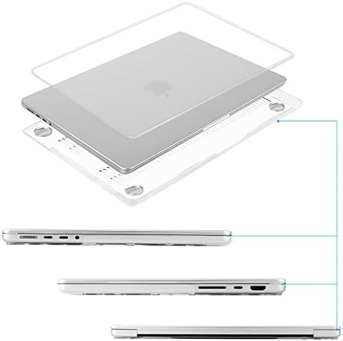 G jgoo תואם ל- MacBook Pro 14 אינץ 'מארז 2023 2022 2021 M2 A2779 A2442 עם M1 Pro/Max Chip &